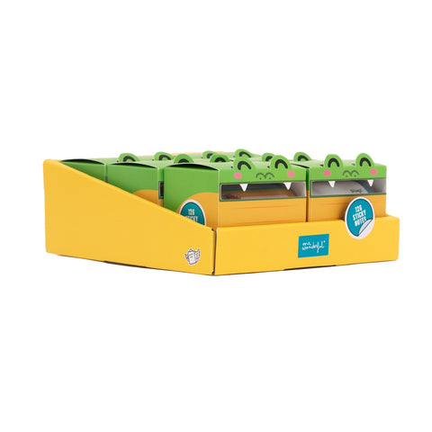 Dispensador Sticky Notes - Crocodilo
