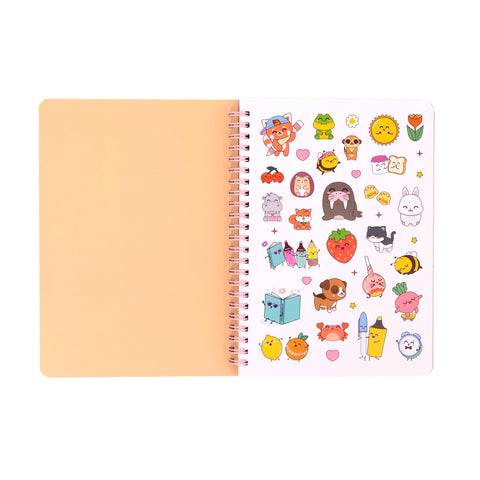 Caderno Formato A5 - Just Me & My Bubble Tea