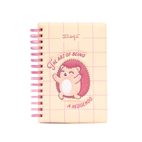 Caderno Formato A5 - The Art Of Being A Hedgehog