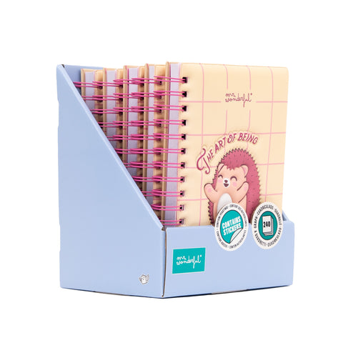 Caderno Formato A5 - The Art Of Being A Hedgehog