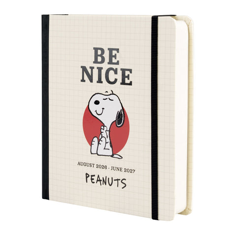 Agenda Diária 2026-27 M - Snoopy Be Nice