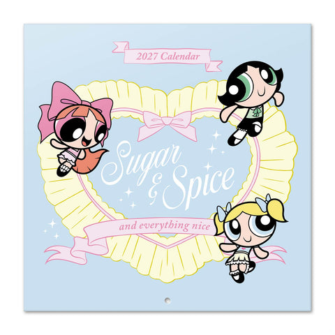 Calendário Parede 2027 30 X30 - Powerpuff