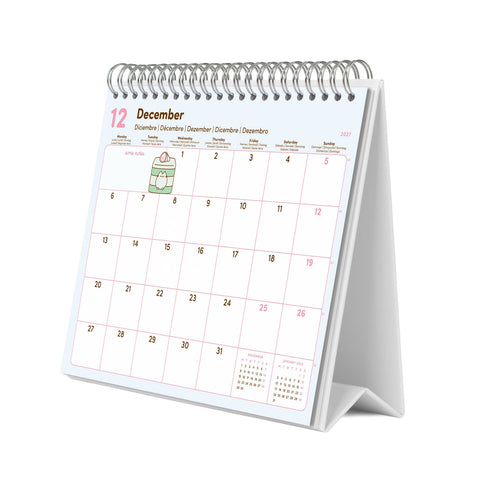 Calendário Secretária 2027 - Pusheen