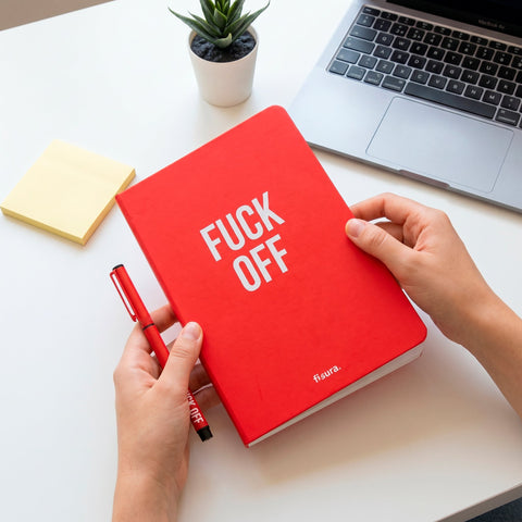 Caderno Formato A5 - Fuck Off
