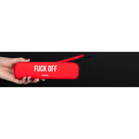 Estojo Silicone - Fuck Off