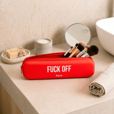 Estojo Silicone - Fuck Off