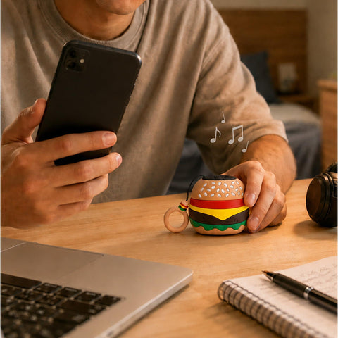 Coluna Bluetooth - Hamburguer