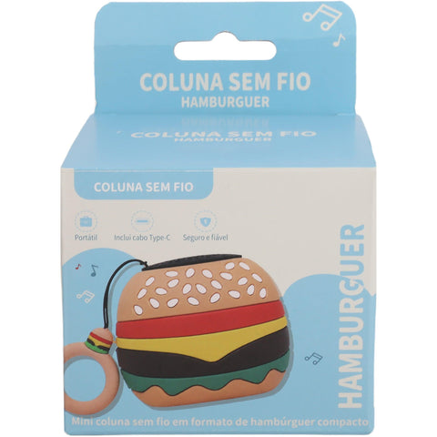 Coluna Bluetooth - Hamburguer