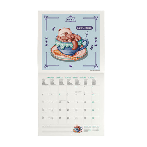 Calendário Parede 2027 30 X30 - Cute Food