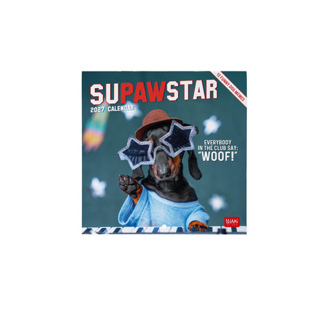 Calendário Parede 2027 18 X18 - Supawstar