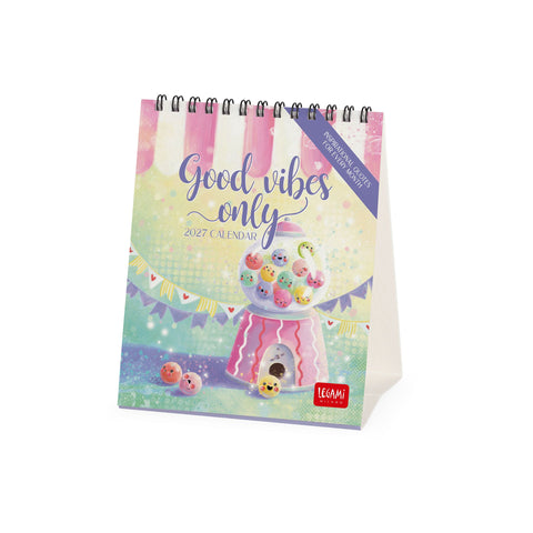 Calendário Secretária 2027 - Good Vibes