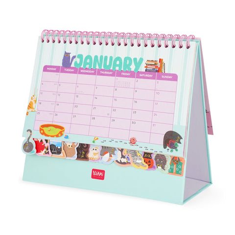 Calendário Secretária 2027 - Kitty