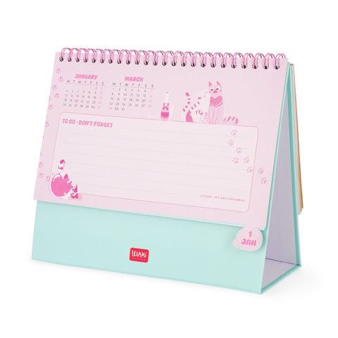 Calendário Secretária 2027 - Kitty