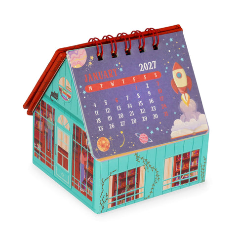 Calendário Secretária 2027 - Book Store