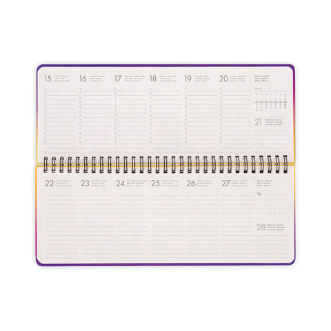 Planner Secretária 2027 - Sunset Vibes