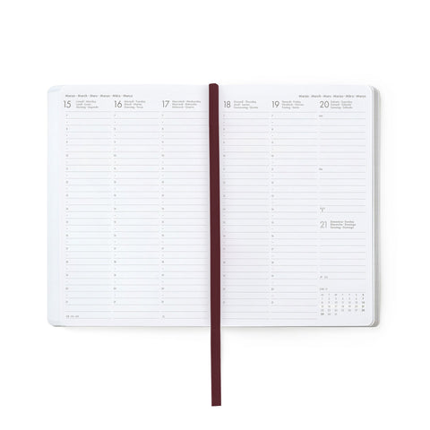 Agenda Semanal 2027 M - Vintage Book