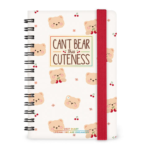Agenda Semanal 2027 S - Teddy Bear