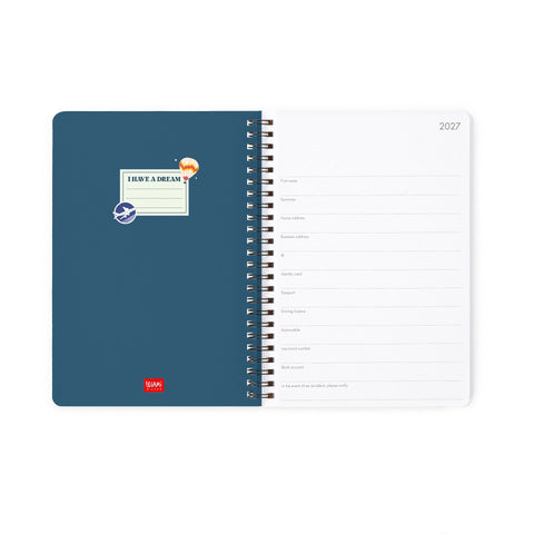 Agenda Semanal 2027 M - Travel