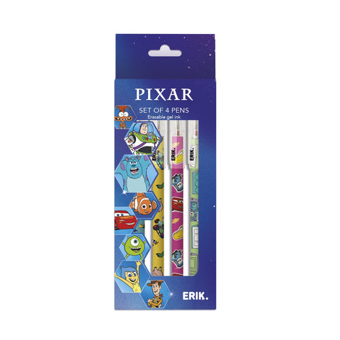 Conjunto Canetas Apagar - Disney Pixar