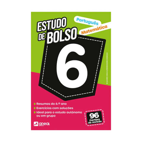Estudo De Bolso: Português E Matemática - 6.º Ano de Areal Editores