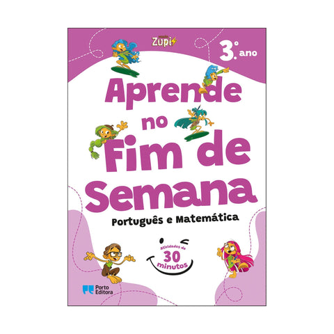 Missão Zupi - Aprende No Fim De Semana - Português E Matemática - 3.º Ano de Porto Editora