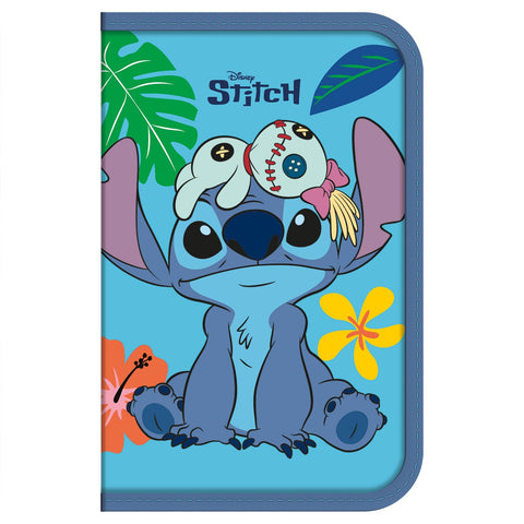 Estojo Com Acess Escrita - Stitch