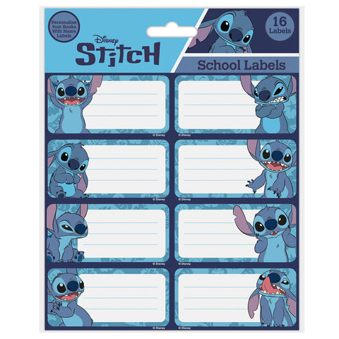 Etiquetas Escolares - Stitch
