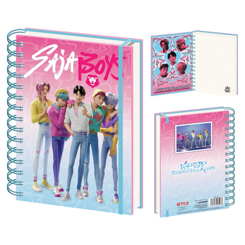 Caderno Formato A5 - Kpop Saja Boys