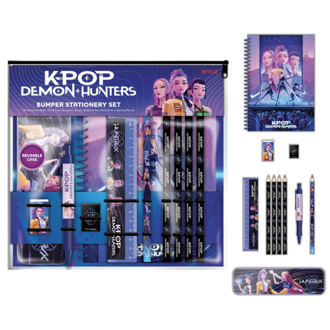 Conjunto Papelaria - Kpop Demon Hunters