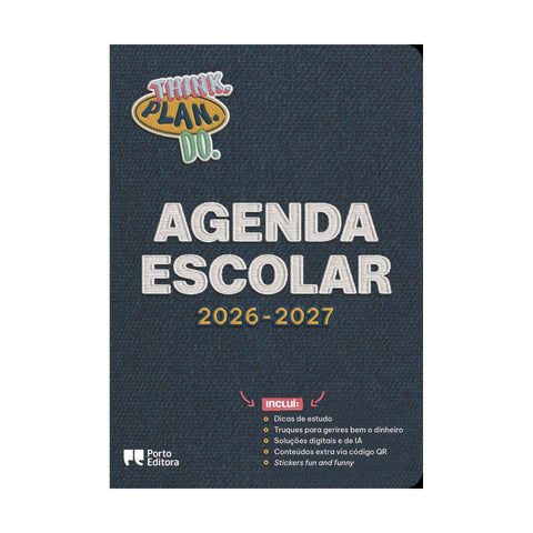 Agenda Escolar 2026-2027 Think.Plan.Do de Poto Editora