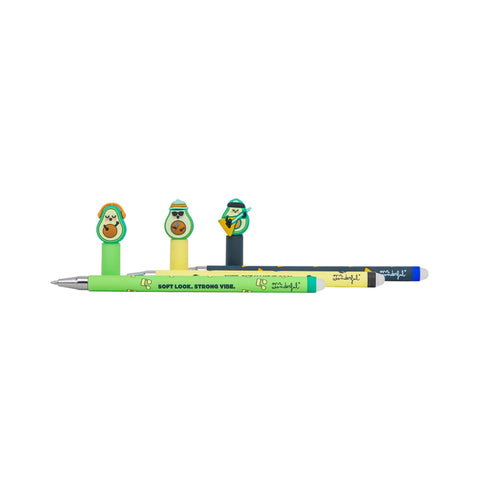 Conjunto 3 Canetas Apagar Bo-Bo - Abacate