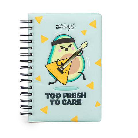 Caderno Formato A5 Com Squishy - Abacate