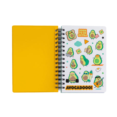 Caderno Formato A5 Com Squishy - Abacate