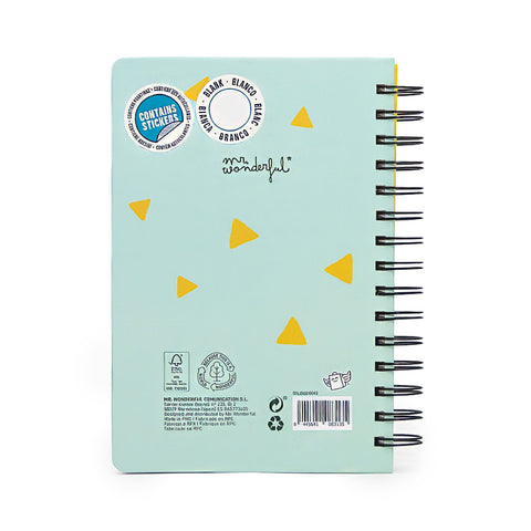 Caderno Formato A5 Com Squishy - Abacate