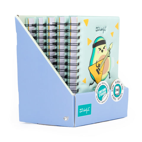 Caderno Formato A5 Com Squishy - Abacate