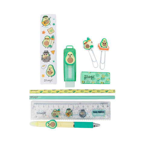 Conjunto Papelaria - Abacate