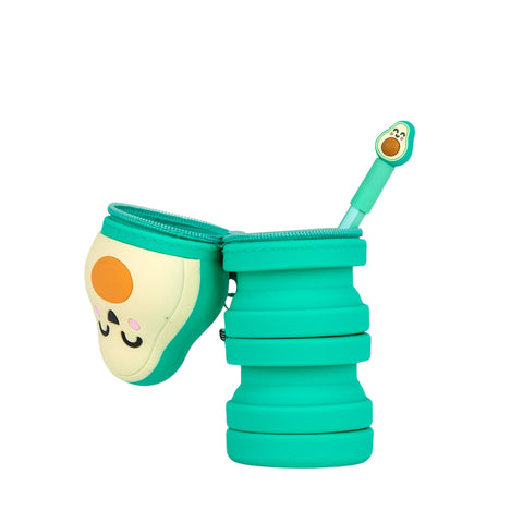 Estojo Silicone Com Bo-Bo - Abacate