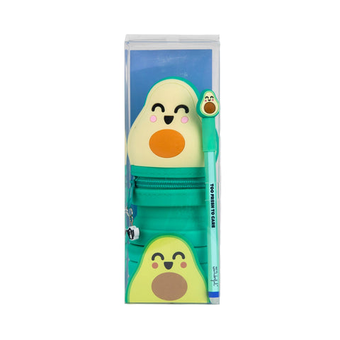 Estojo Silicone Com Bo-Bo - Abacate