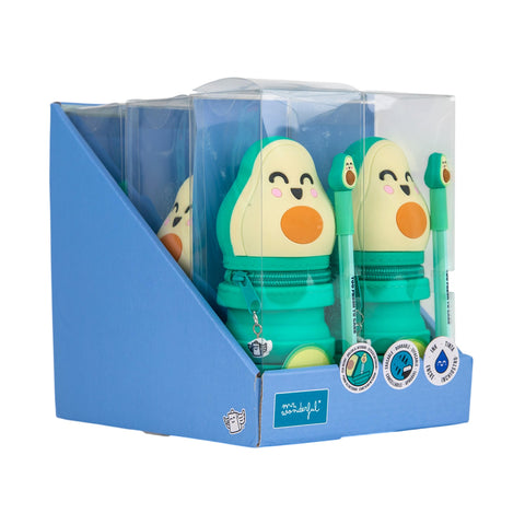 Estojo Silicone Com Bo-Bo - Abacate
