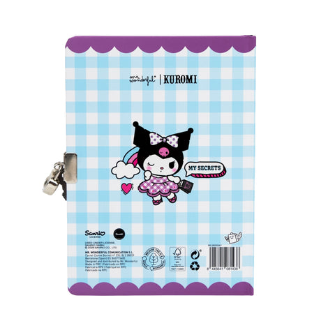 Diário Secreto Com Caneta - Kuromi