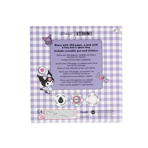 Diário Secreto Com Caneta - Kuromi