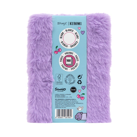 Caderno A6 Peluche - Kuromi