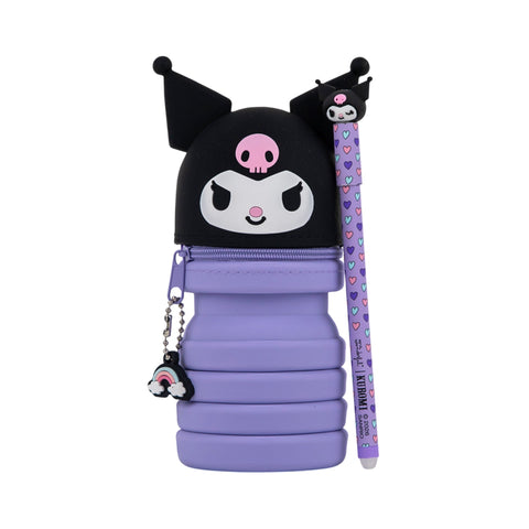 Estojo Silicone Com Bo-Bo - Kuromi