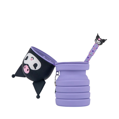 Estojo Silicone Com Bo-Bo - Kuromi