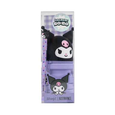 Estojo Silicone Com Bo-Bo - Kuromi