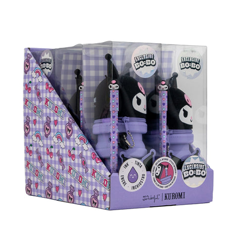 Estojo Silicone Com Bo-Bo - Kuromi