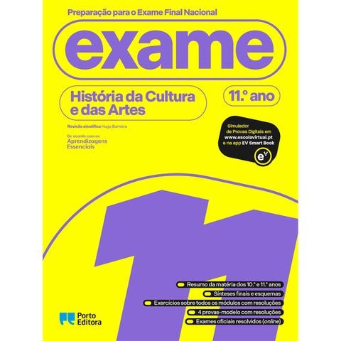 Preparação Para O Exame Final Nacional - História Da Cultura E Das Artes - 11.º Ano de N/A
