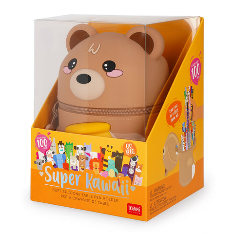 Estojo Silicone - Super Kawaii Ursinho