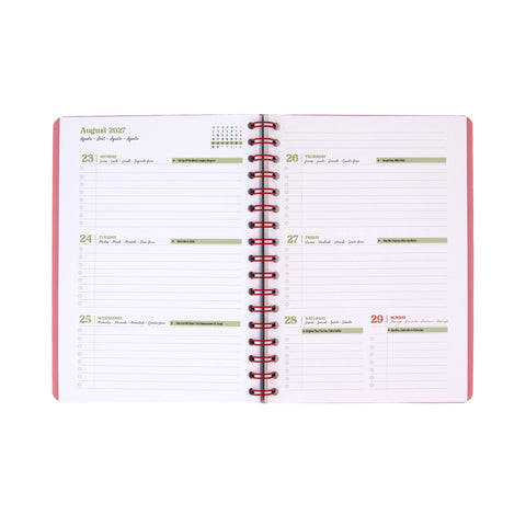 Agenda Semanal 2027 M - La Vie Est Belle