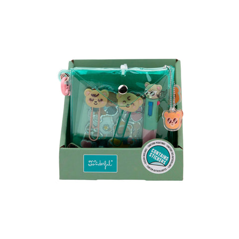 Conjunto Decoração Agenda - Urso